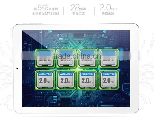 wholesale tablet pc 9.7 inch Retina Screen Cube Talk9X 3G MTK8392 Octa Core Tablet Pc U65gt Dual 8.0mp Camera