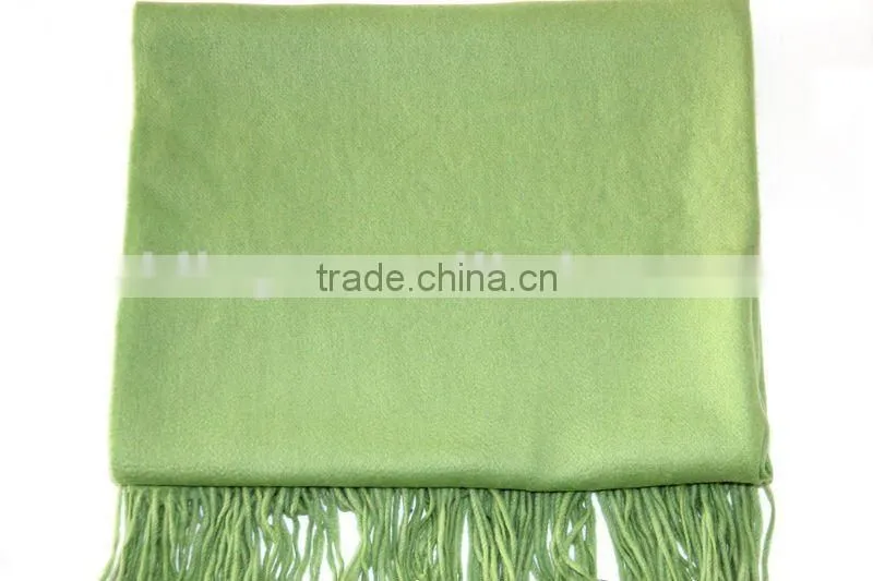 100% cashmere solid scarf