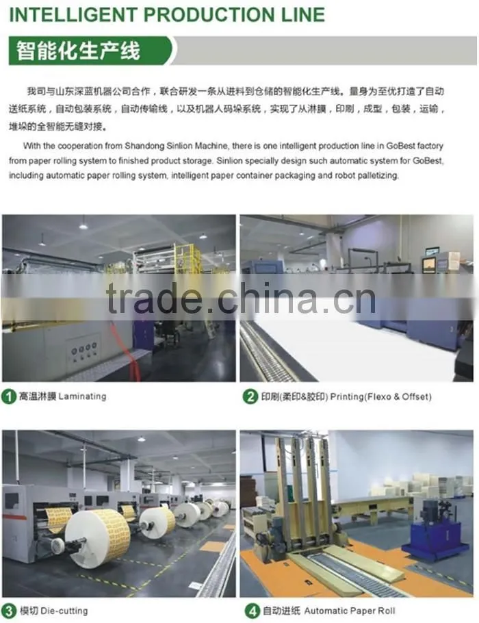 GoBest Beverage Use and Cup Type printing paper cup fan