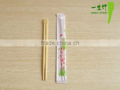 24cm disapoble paper wraped twins Bamboo Chopsticks