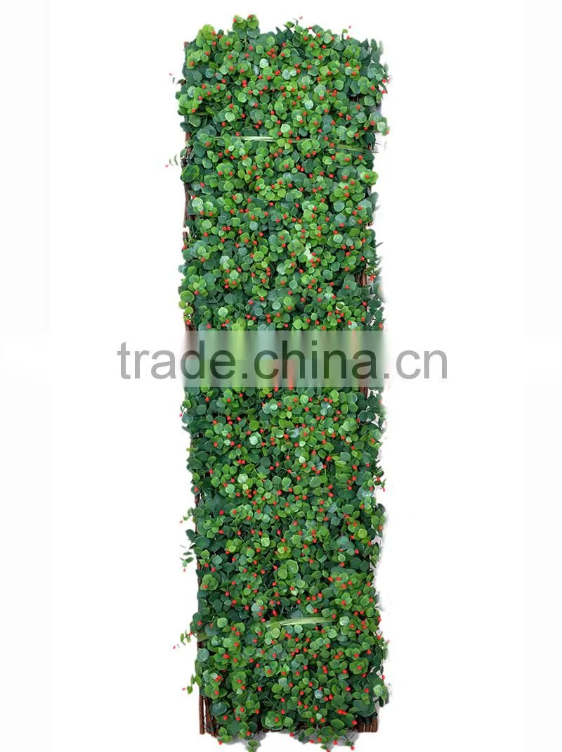 Willow fence with PE material artificial grass