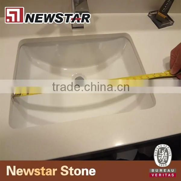 Newstar custom bathroom countertop,quartz vanity tops