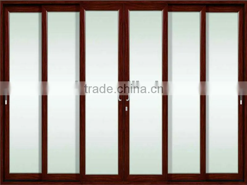 Luxurious aluminium glass sliding doors