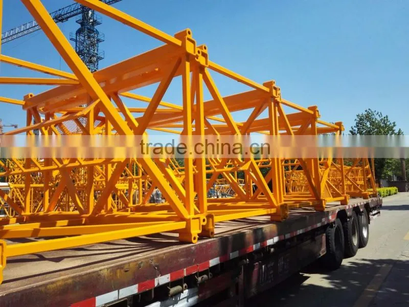 Hot sale luffing jib tower crane d125 5020