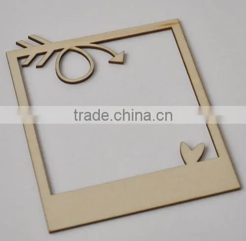wood veneer frame,MDF flourish, wooden flourish scrapbooking card craft embellishments