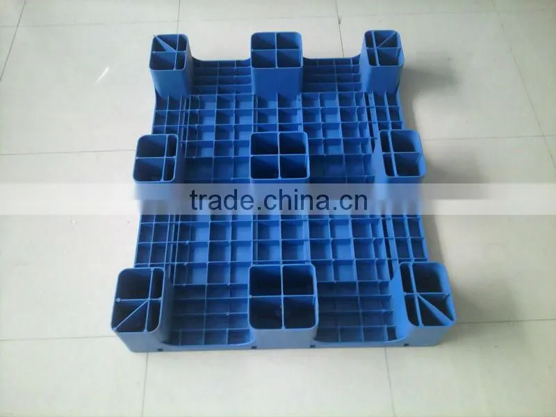 Single side plastic pallet with solid top 1000x800x150mm