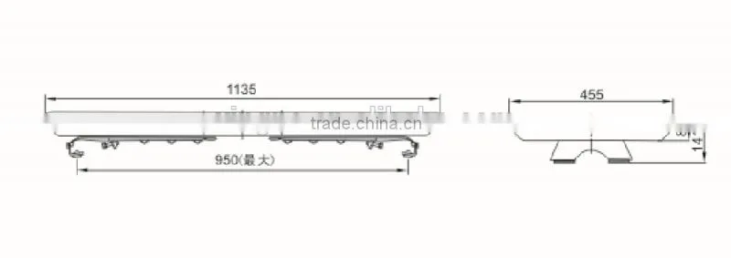 ambulance led amber oval warning strobe lightbar