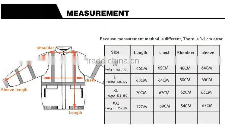 reflective jacket with 3M reflective tape ,waterproof jacket for worker ,safety reflective jacket
