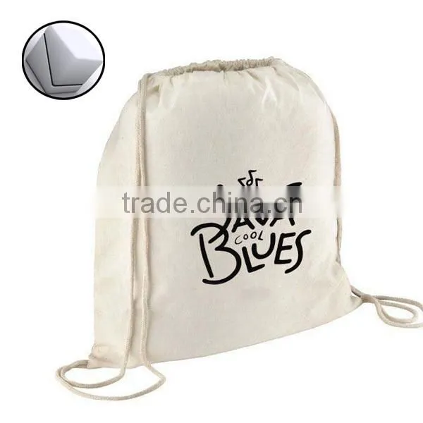 canvas printing drawstring gift bag or shoe bag