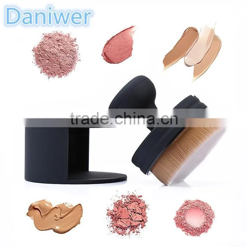 New Arrival O! Circle Oval Brush Style Foundation Makeup Air Brush Loose powder Synthetic Hair Brush Big One
