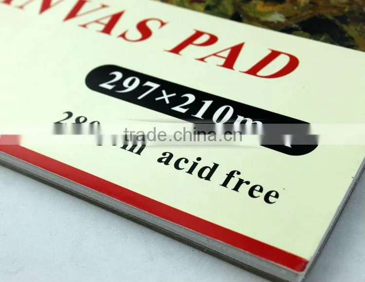 A4 oil painting pad canvas pad