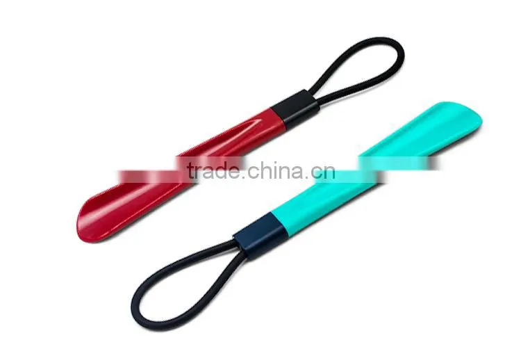 ABS Material With Handle shoe horn plastic