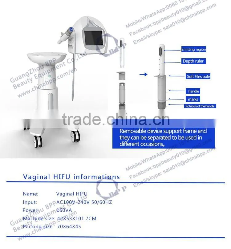 BPP wholesale hifu vaginal tightening machine