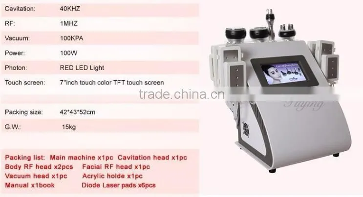 4 IN 1 Multifunctional Body Slimming Treatment Machine Cavitation Body Shaping Machine