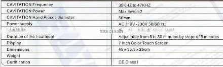 2012 CAVITATION VAC for Body Shaping & CE