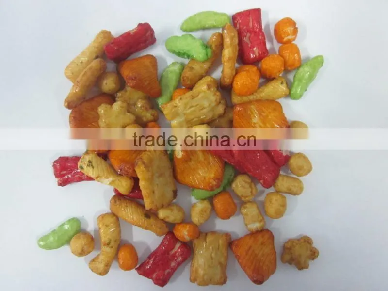 Mixture of Seasoned Rice Crackers