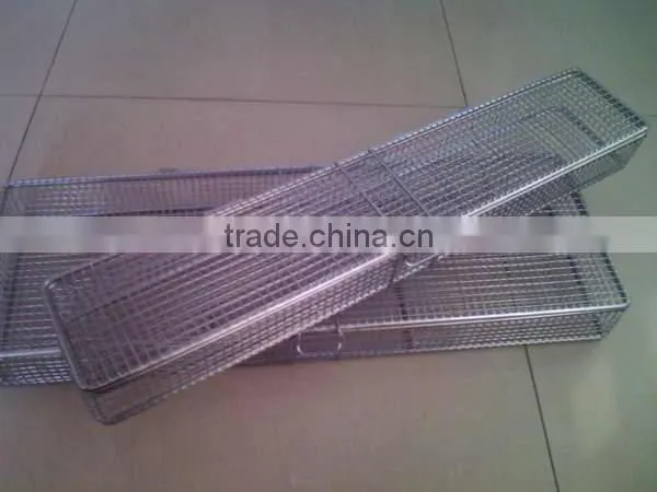 Fry basket /cleaning Metal Baskets/drying wire basket /rack /medical instrument cleaning baskets