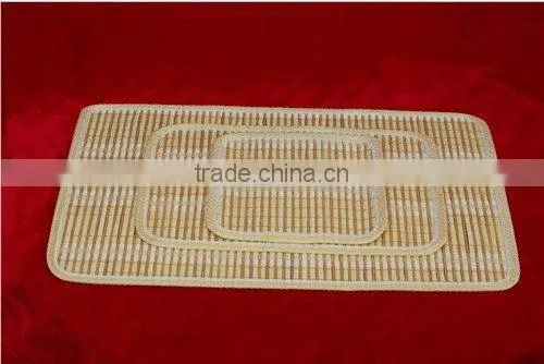 natural native bamboo mat