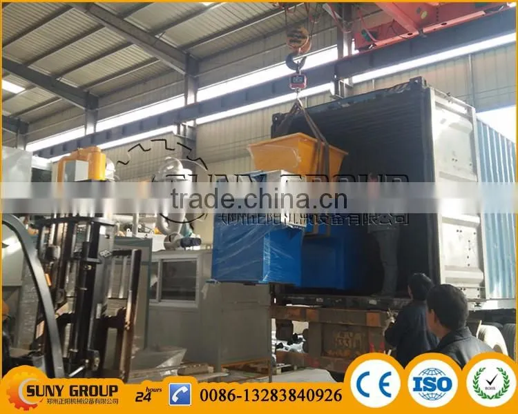 Car shell/ waste tyre shredder whole engine shredder for sale