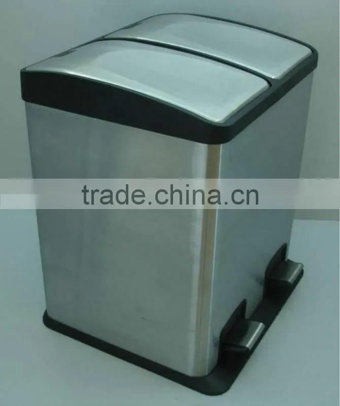 2 compartment Waste Bin with pedal