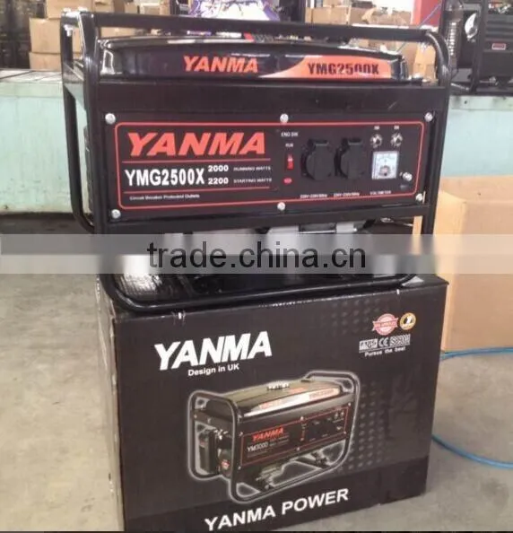 Factory Direct manual YANMA 220v 2kw generators for home with prices