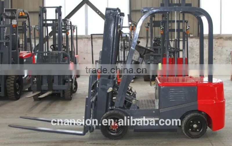 Chinese best 4-wheel 1.5ton AC powered electrical forklift prices