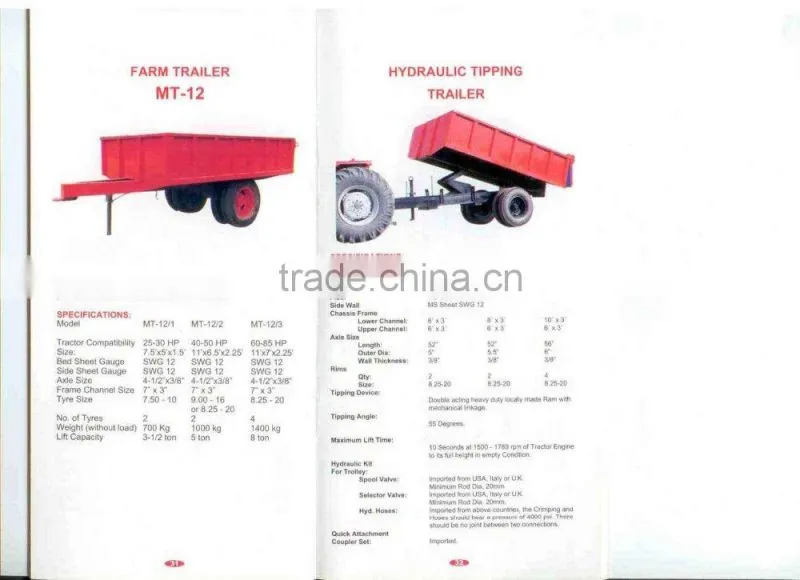 5 tonne Double axle trailer
