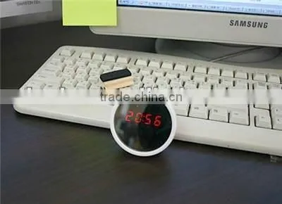 led mirror clock Beauty Mirror Alarm Clock Electronic clock the Mini clock