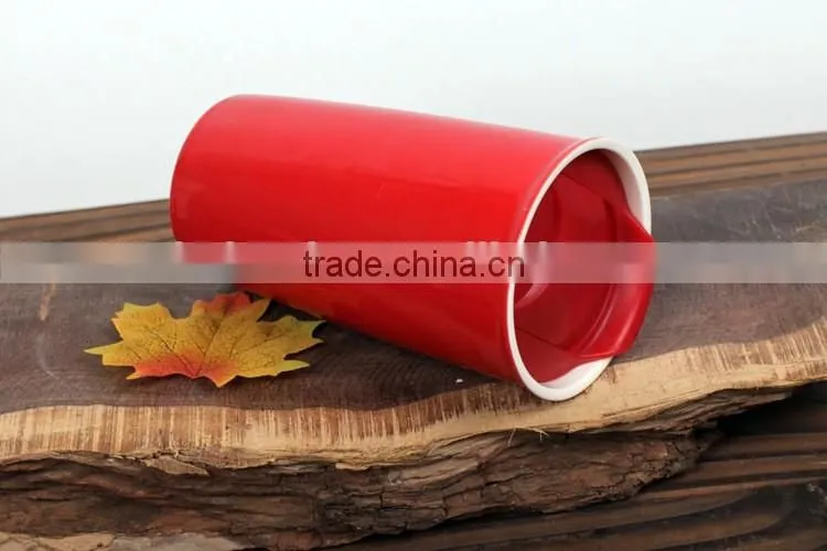 Eco 16-Ounce Ceramic Double Wall Thermal Coffee Tumbler