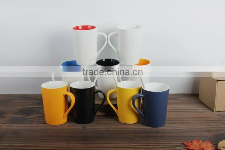 Double Wall Ceramic Chirp Thermal Travel Mug 12 OZ
