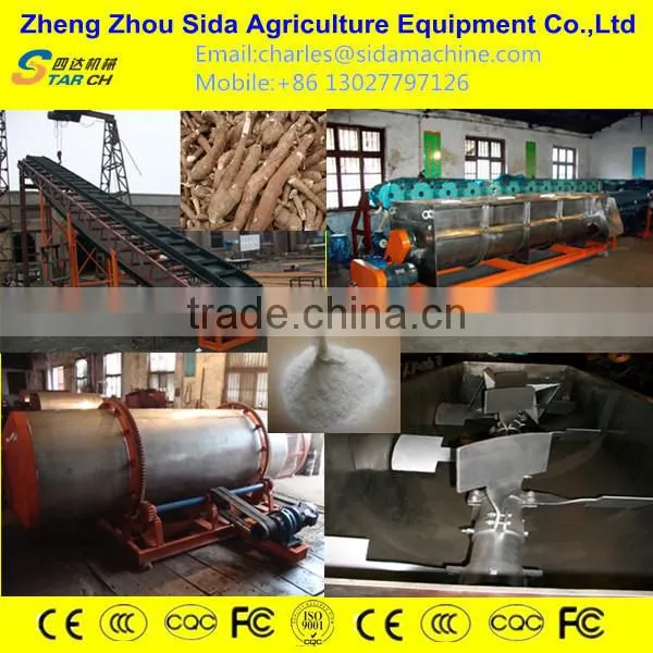300kg/h complete stainless steel yam flour making machine