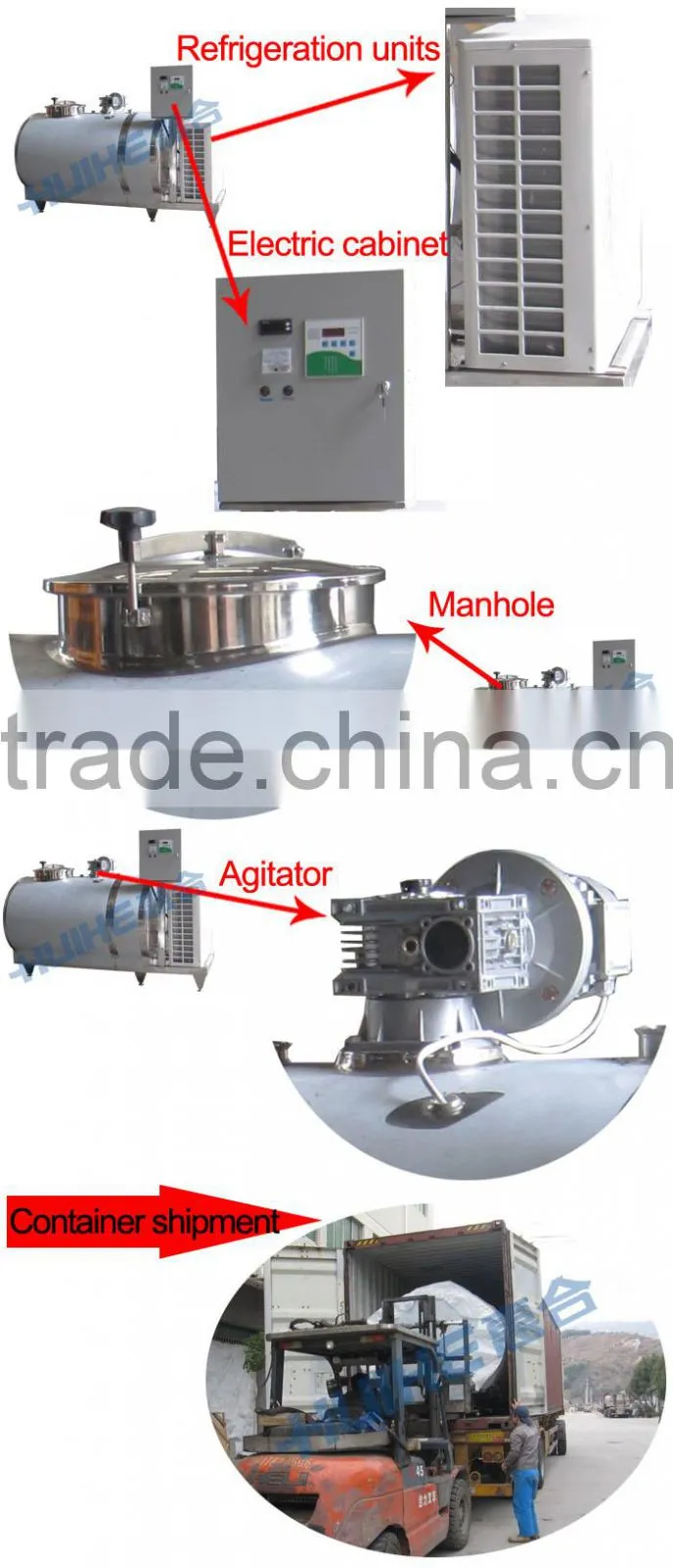 Milk Processing Tank