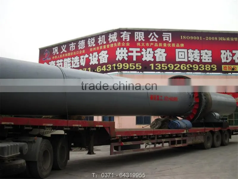 Lime manufacturing machine of limestone rotary kiln price in China