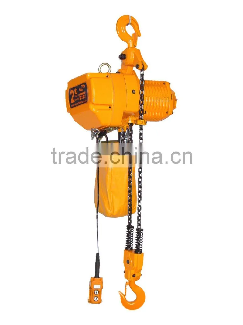 High Quality Fixed Type Electric Chain Hoist with Hook