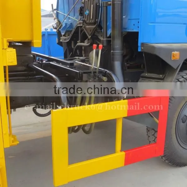 170hp DONGFENG 4*2 Self-loading waste truck 10ton