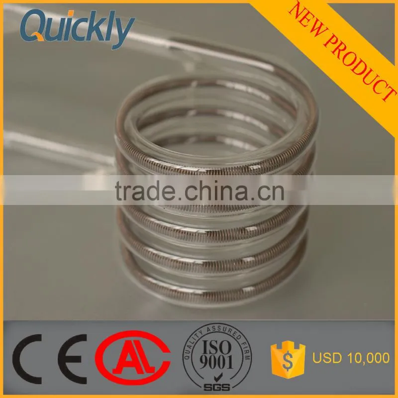 quartz envelope infrared heater lamp for non-woven drying