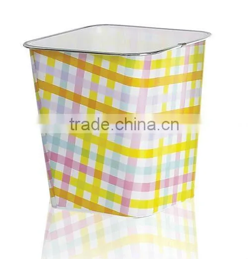 square trash bin