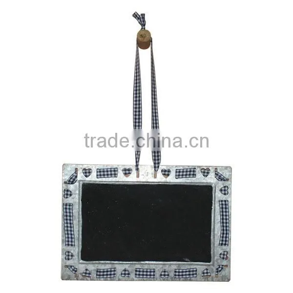 Metal Decorative Blackboard Table Chalkboard