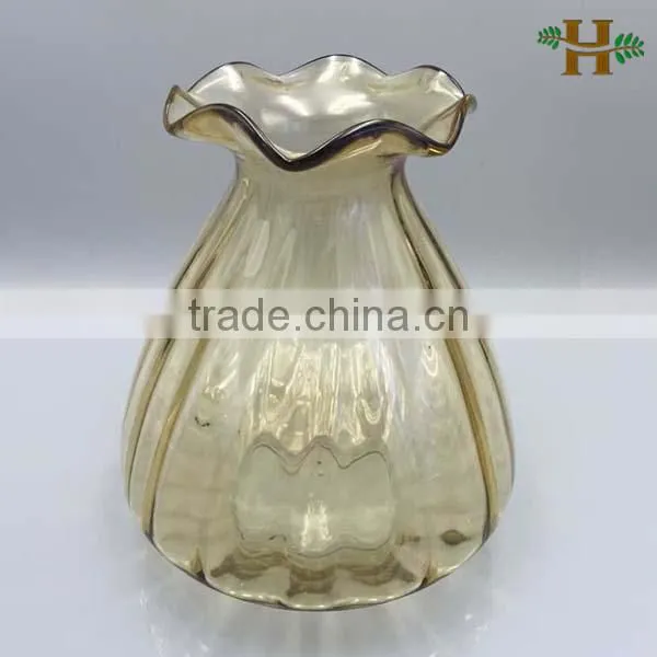 New Design Murano Art Glass Vase, Flower Shaped Vase