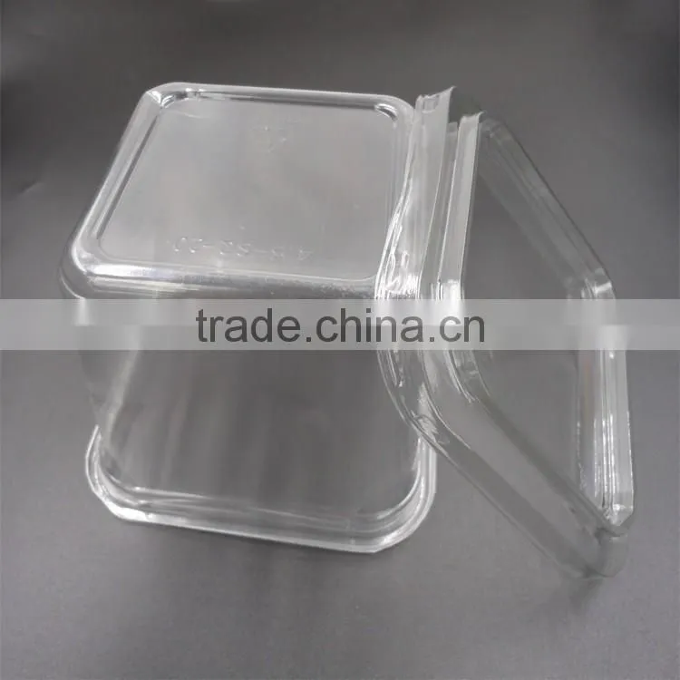 Customized Clear PET Plastic Food Fruit Clamshell Blister Packaging Box
