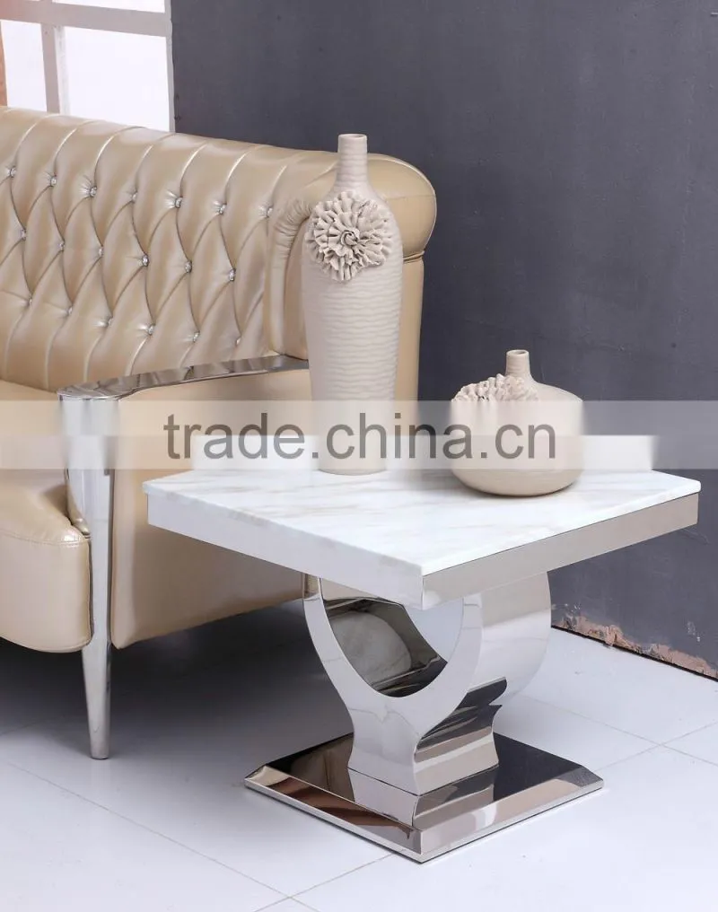 marble top side table sofa table living room furniture