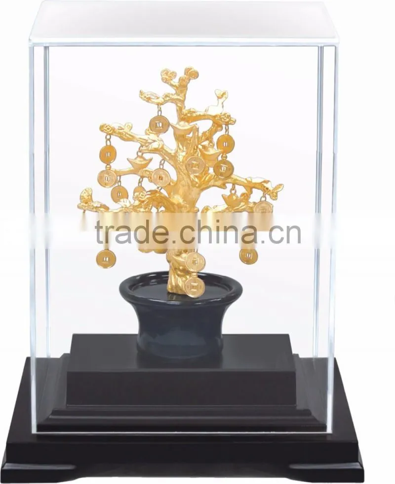 Gold foil rose in Display box promotion gift
