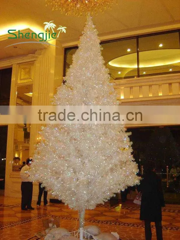 unique white snowing led christmas tree,holiday living christmas trees