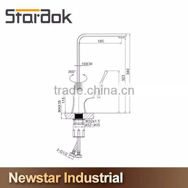 Star.aok Hot Selling upc Kitchen Sink Faucet China Supplier Kitchen Mixer Tap