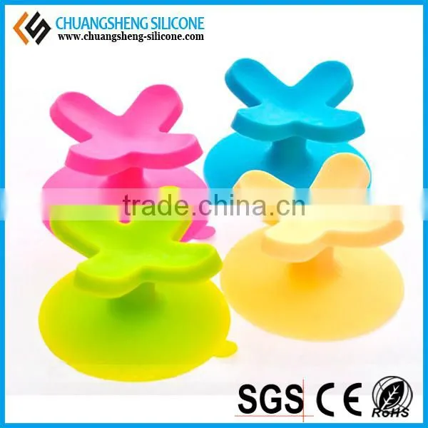 Hot sales clothes hanging hooks, wall hook for coat, silicone