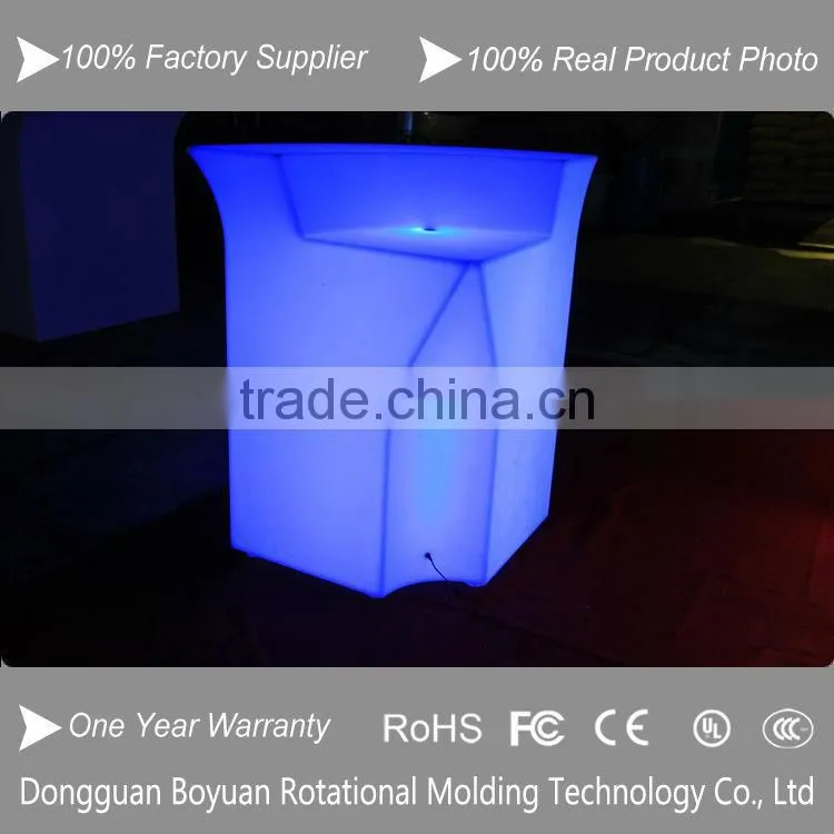popular glowing led bar counter, illuminated home bar furniture