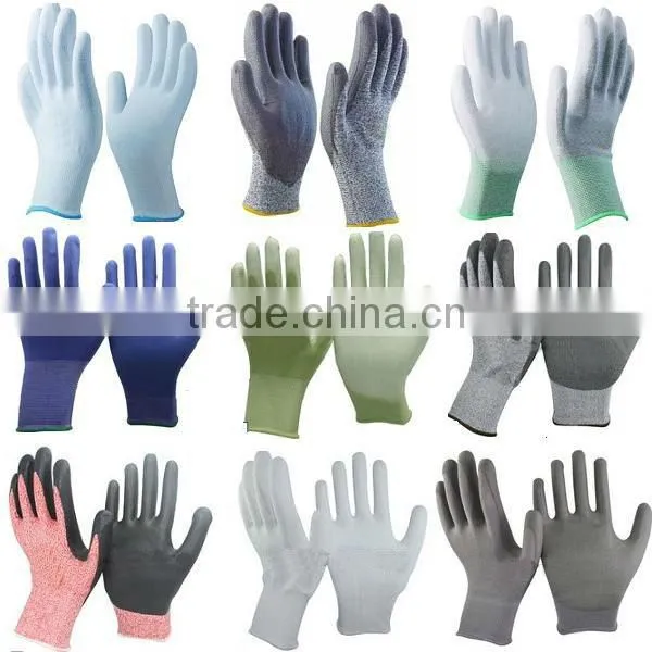 Nylon Knitted Garden Work Nitrile Coated Gloves ZMR778