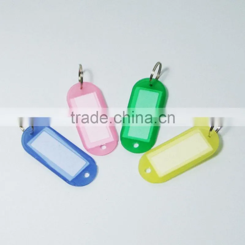 Hot-Sell cheap plastic blank keyrings