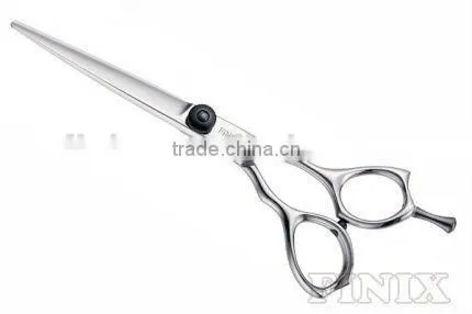 Fashion Design Screw with Gem & 3D-Grip Hairdresser Thinning Scissors