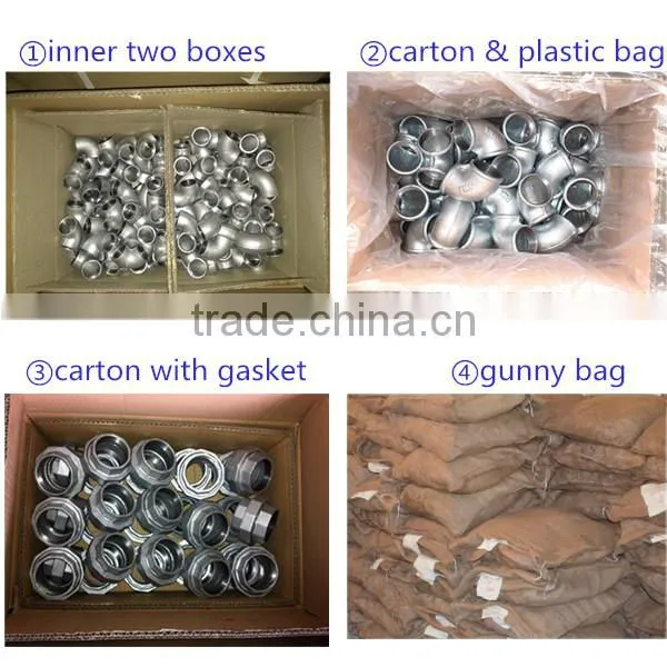 Good quality malleable iron gi fittings union